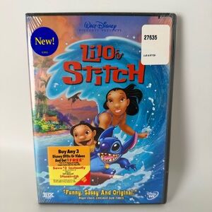 Disney’s Lilo & Stitch DVD (Authentic 2002 Release) New Sealed w/ Hype Stickers